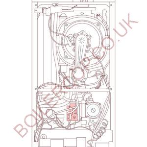720301001 - BAXI - Duo-tec - Duo-tec 28 HE - Gas Valve Kit SIT - 848mm
